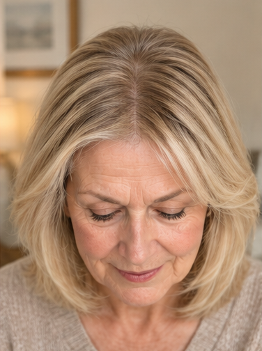 Hair after topper
