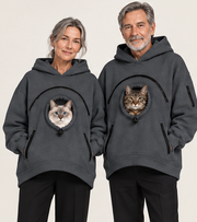 MINION Cat Cuddle Hoodie - Dark Gray