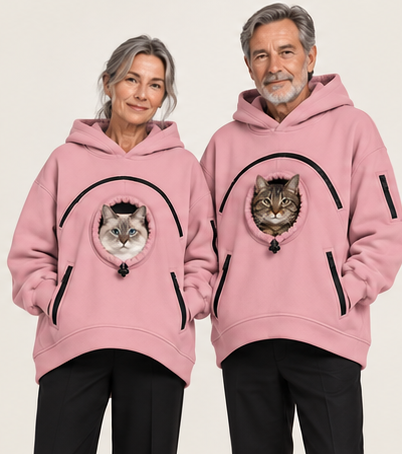 MINION Cat Cuddle Hoodie - Pink