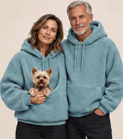 MINION Dog Cuddle Hoodie - Aqua Blue