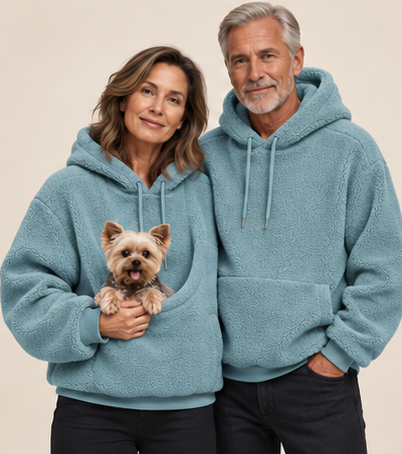 MINION Dog Cuddle Hoodie - Aqua Blue