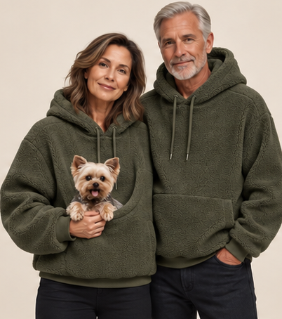 MINION Dog Cuddle Hoodie - Army Green