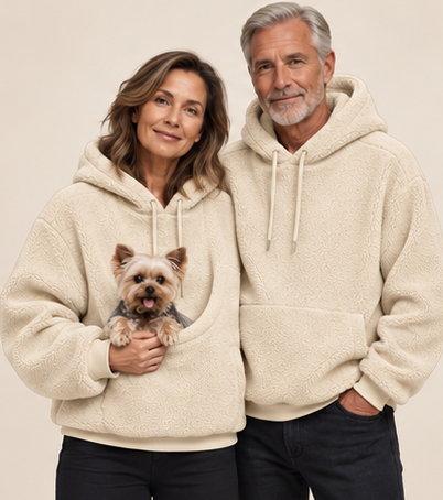 MINION Dog Cuddle Hoodie - Cream