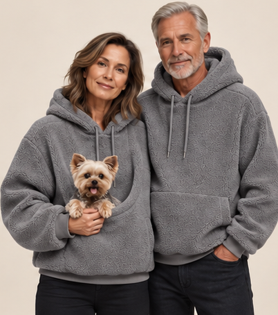MINION Dog Cuddle Hoodie - Gray